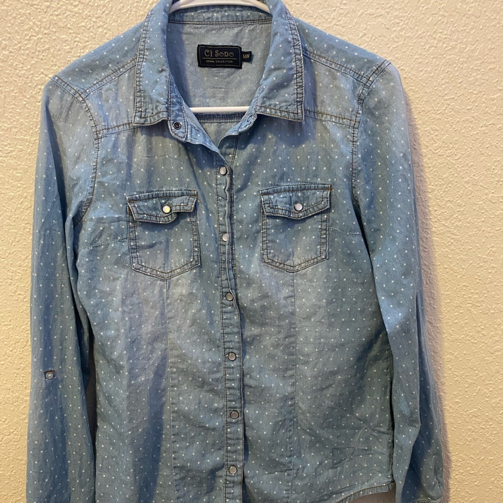 Ci Sono brand light denim style jacket medium